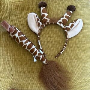 Giraffe Headband and Tail Set - Halloween Costume